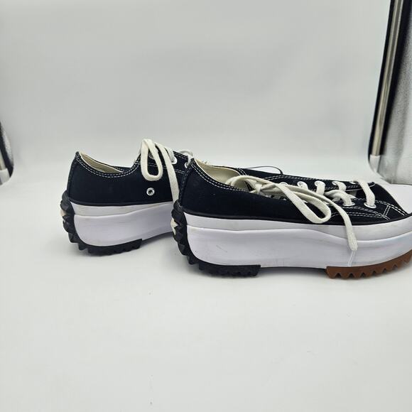 Converse Run Star Hike Low Platform Sneakers Black 168816C Women’s 7.5 - Picture 7 of 9